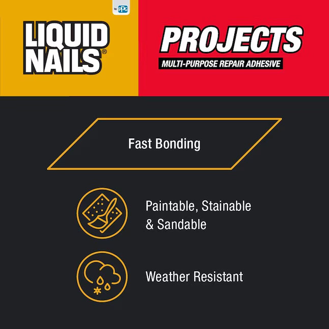LIQUID NAILS Small Projects 4 -fl oz All purpose Paste Multipurpose Adhesive