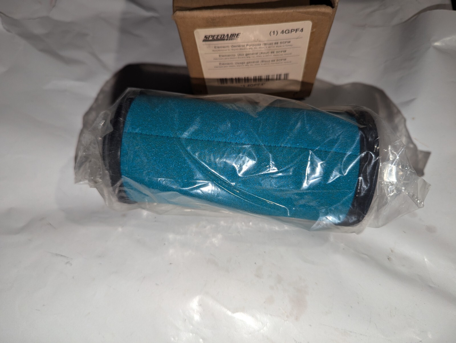 NEW GENUINE SPEEDAIRE 4GPF4 ELEMENT GENERAL PURPOSE BLUE 88 SCFM