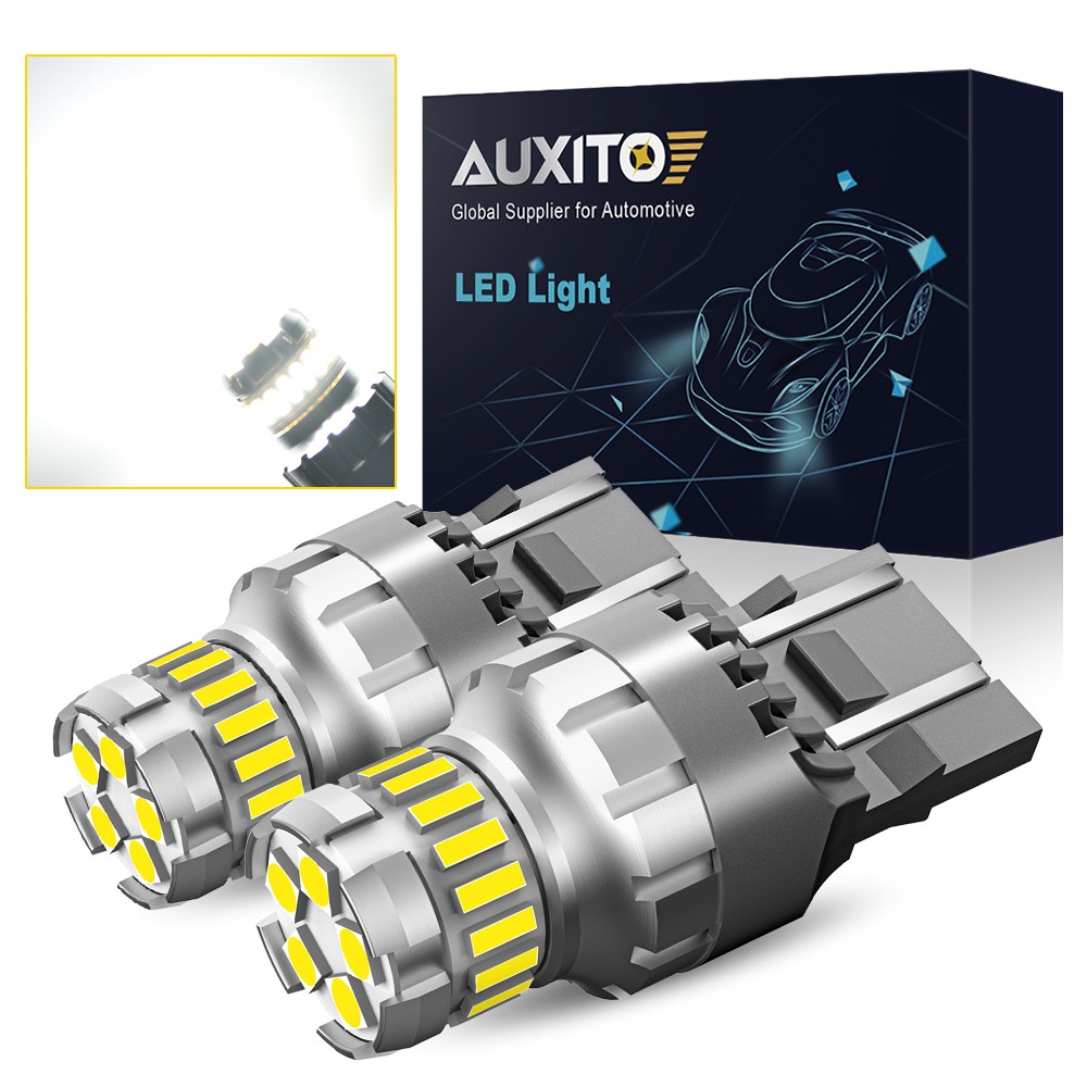 AUXITO 7443 7440 LED Back Up Reverse Light Parking Bulbs 6500K White Canbus A+