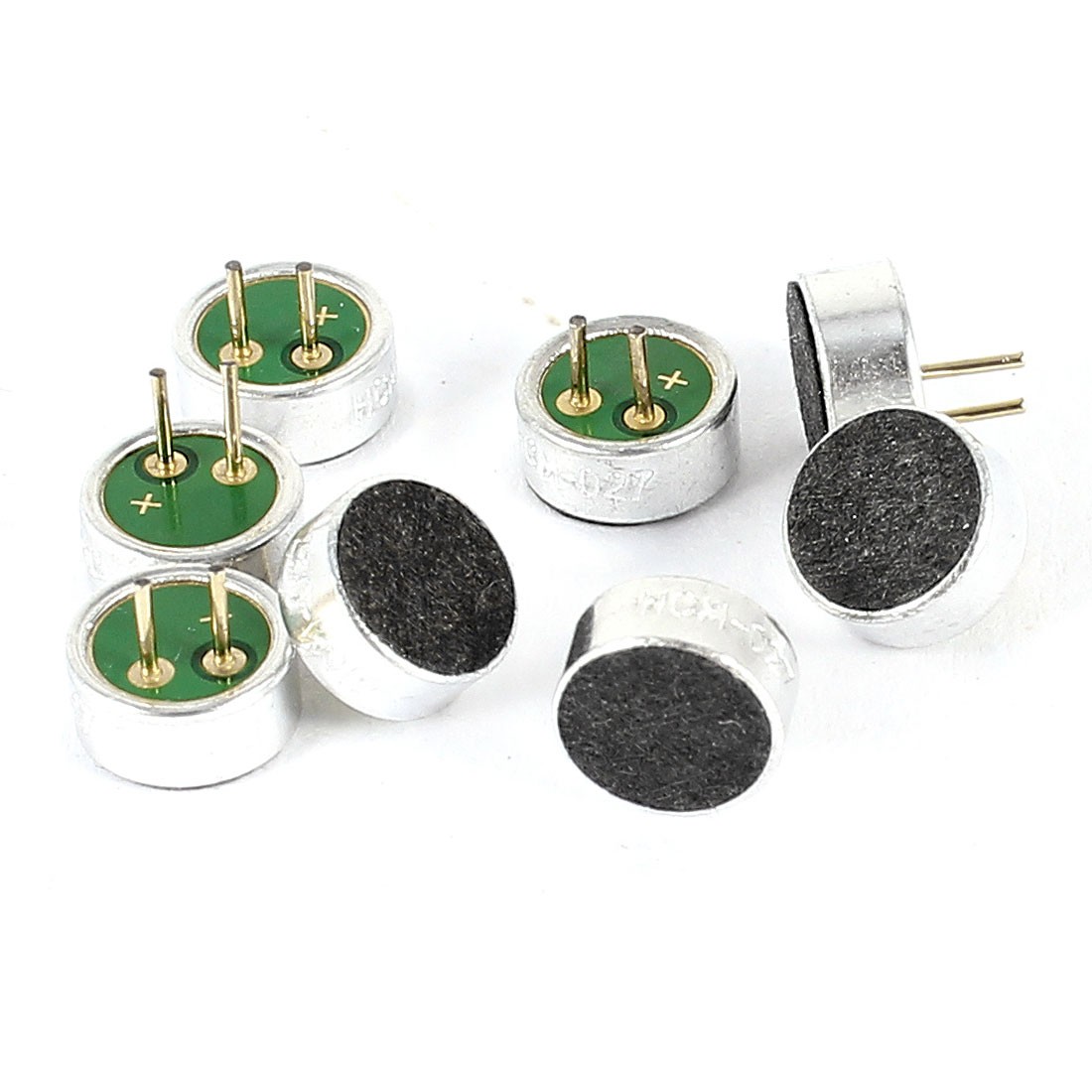 8 x Cylinder Shaped Condenser Microphone Cartridge Pick-up 6mm x 2.7mm