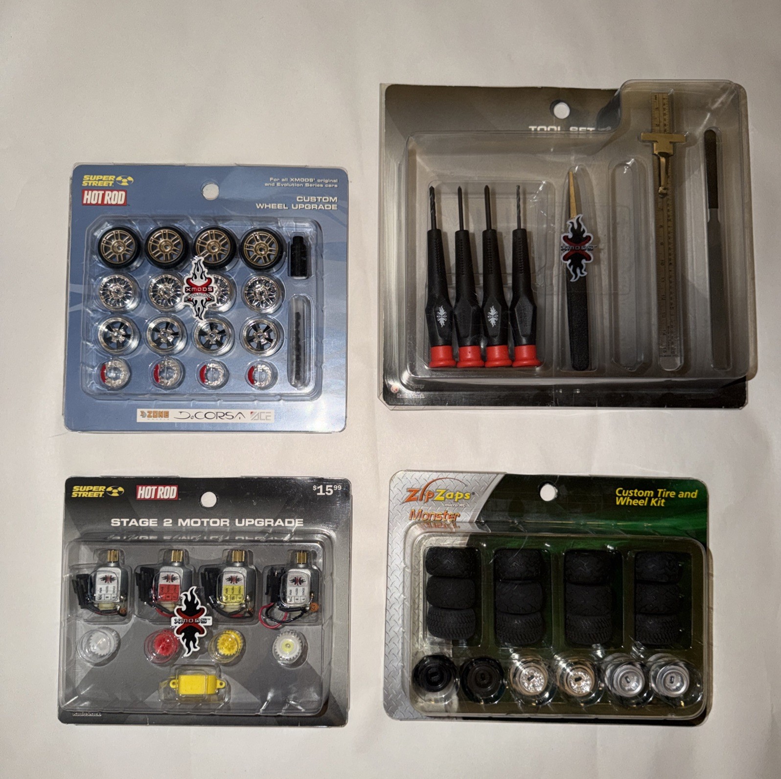 XmodsO R/C car Accessories Lot NIB READ