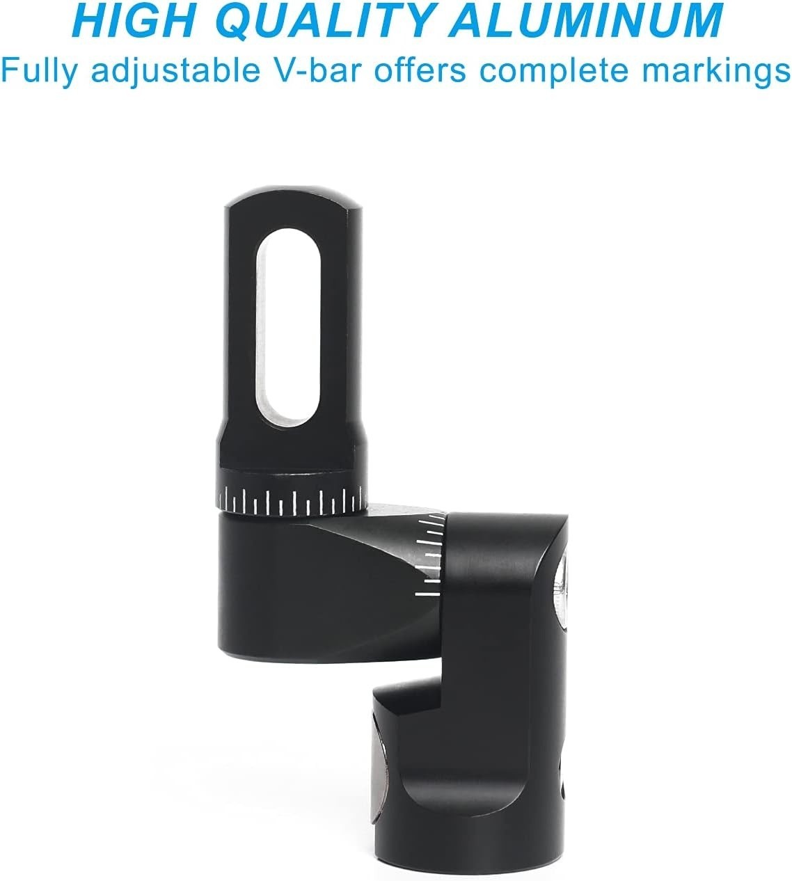 Single Side Adjustable V-Bar Mount Bow Stabilizer Quick Disconnect Rod Compound