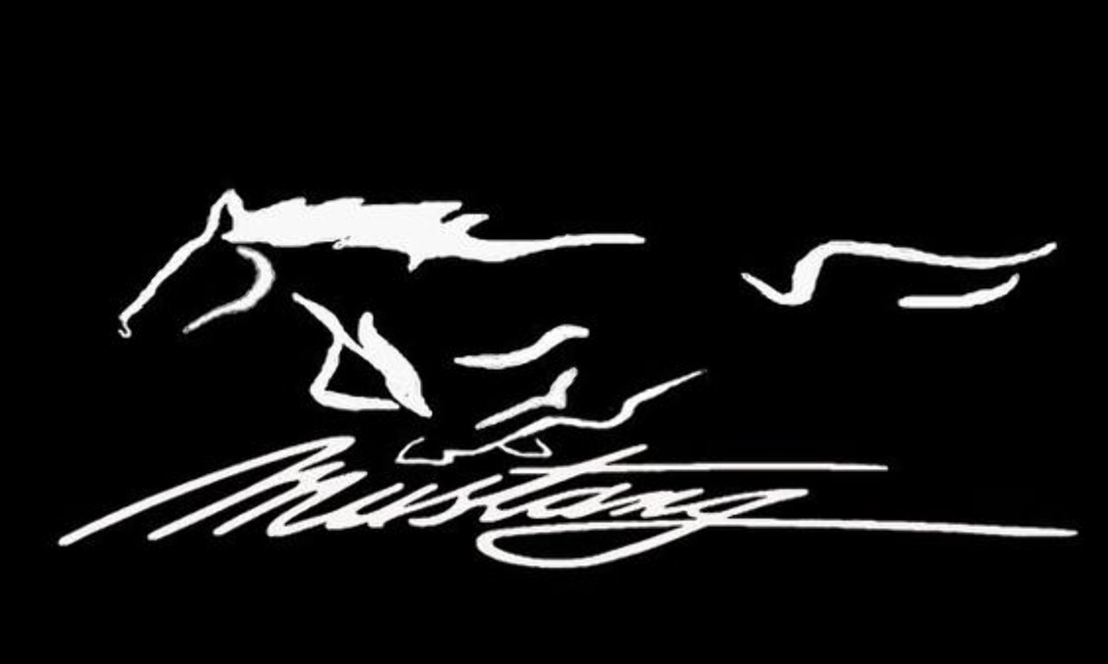 Mustang Die Cut Vinyl Decal