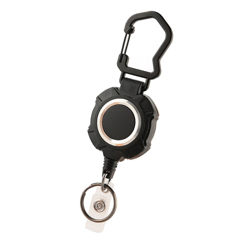 Functional Badge Reel and Keyholder with Secure Card Holding Functionality