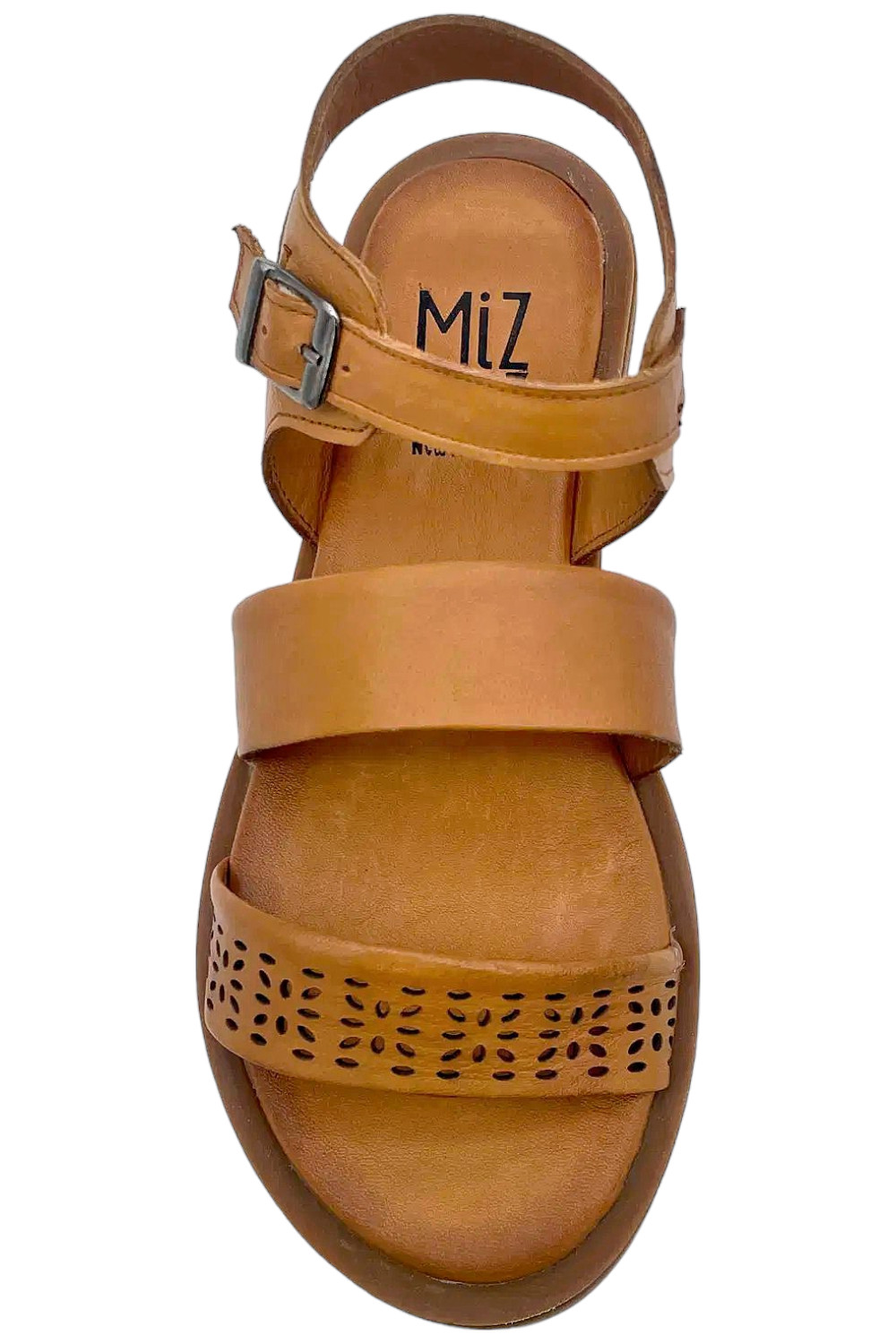 Miz Mooz Leather Ankle Strap Sandals Fatima Brandy