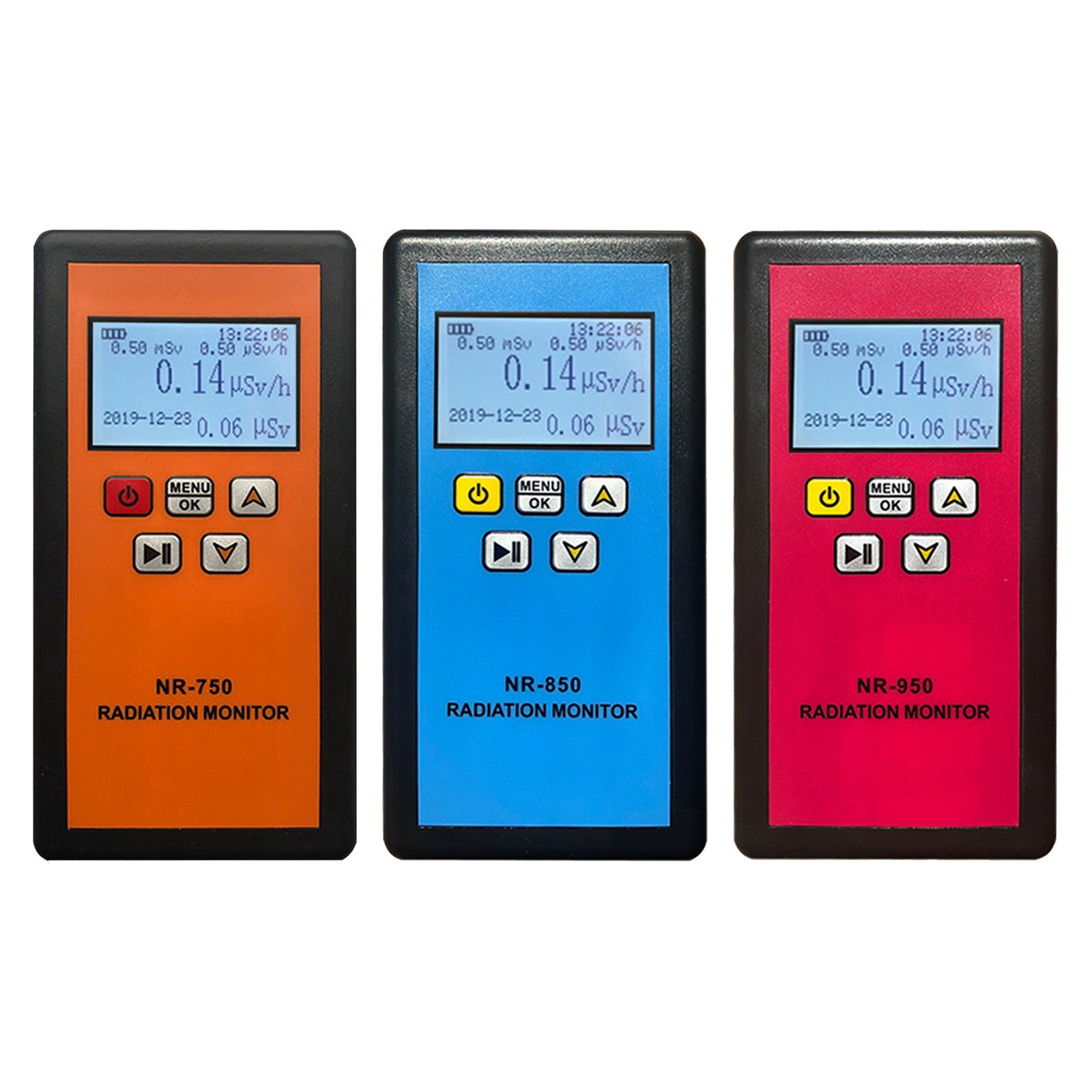 Geiger Counter Nuclear Radiation Detector Dosimeter LCD Alarming Monitor Device