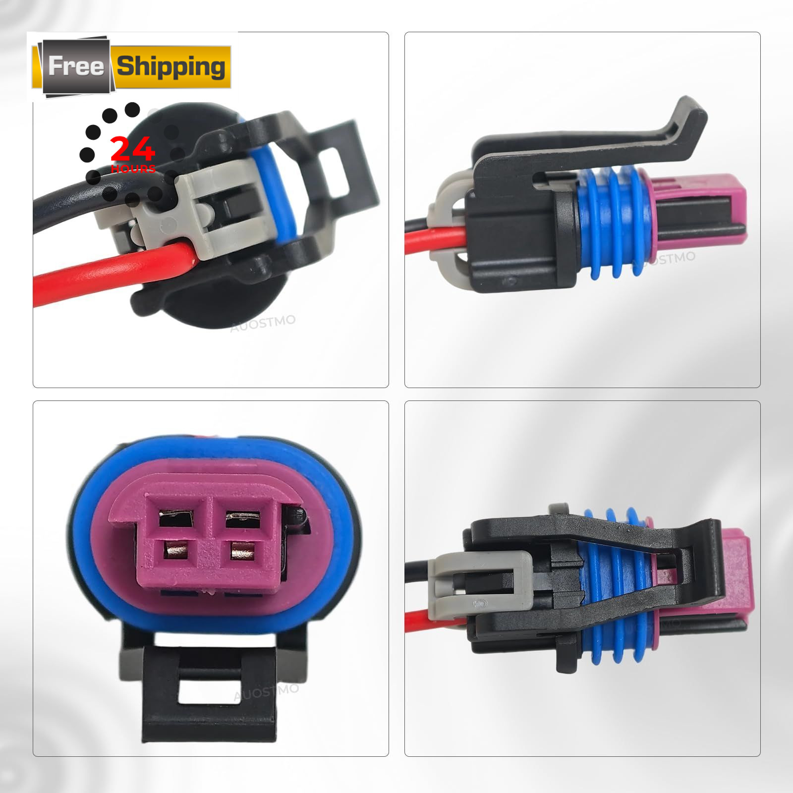 Coolant Temperature Sensor Connector for GM LS 2-Wire Pigtail, Water Temp...