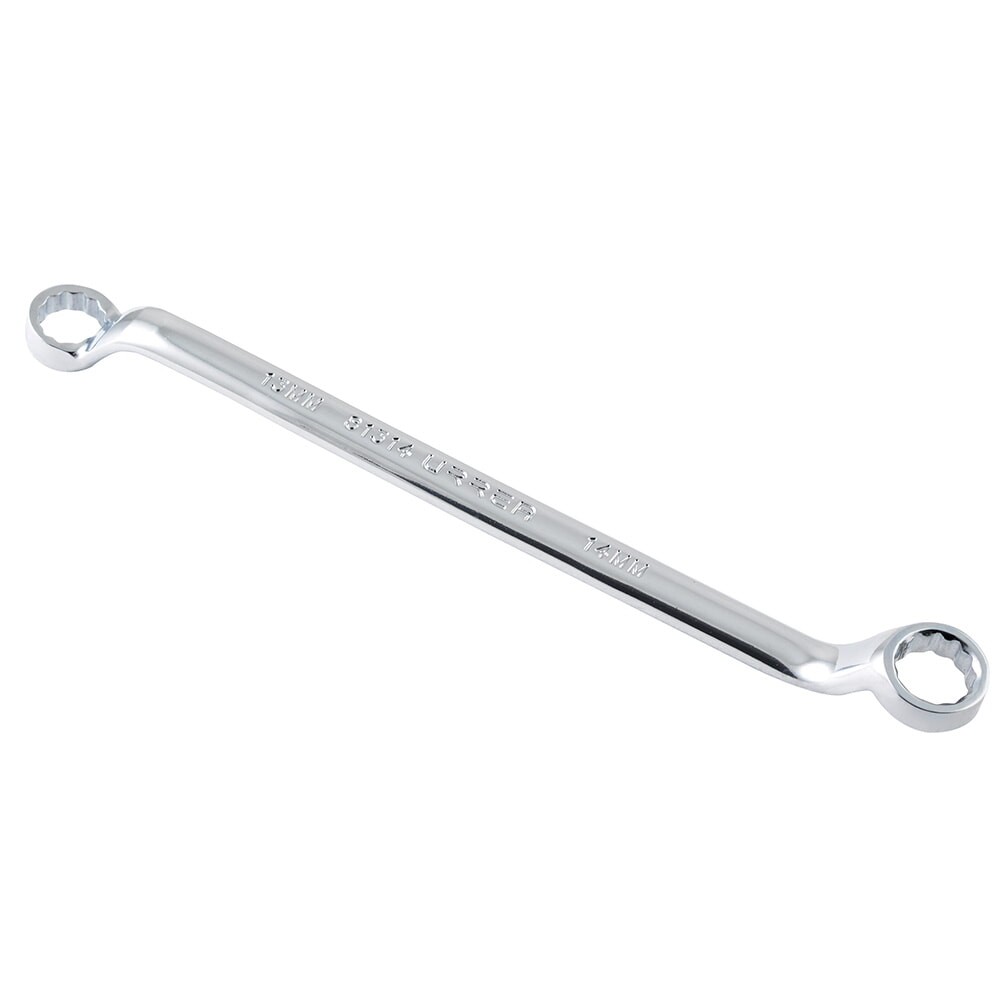 Urrea 81314 Chrome 45 Degree Box End Wrench 12 Point 13 x 14 mm
