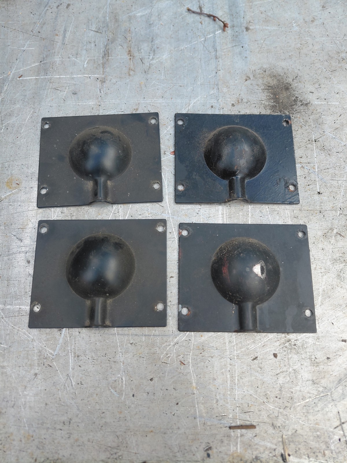 Set Of 4 Miday Line Cord Plates 01-10714 From Mortal Kombat II & Crusi'n Cabs
