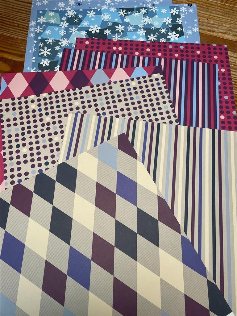 New 12 x 12" SCRAPWORKS  9 DS Scrapbook papers Atlantic, Boardwalk & winter coll
