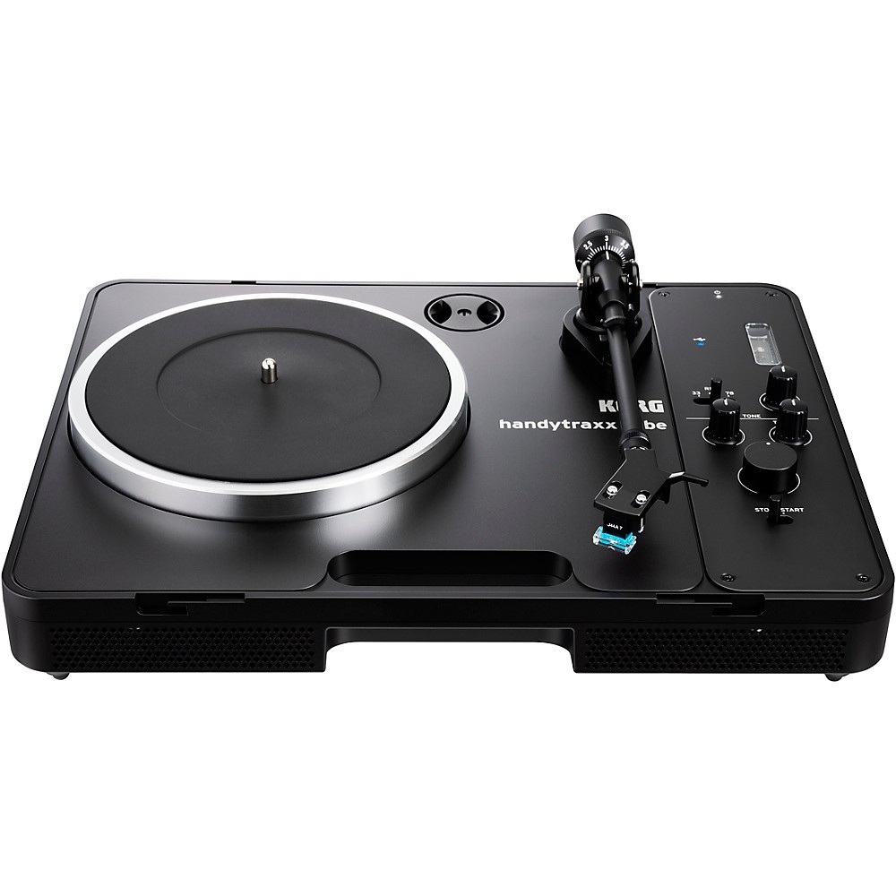 KORG handytraxx tube Portable Record Player with NuTube Black/Silver