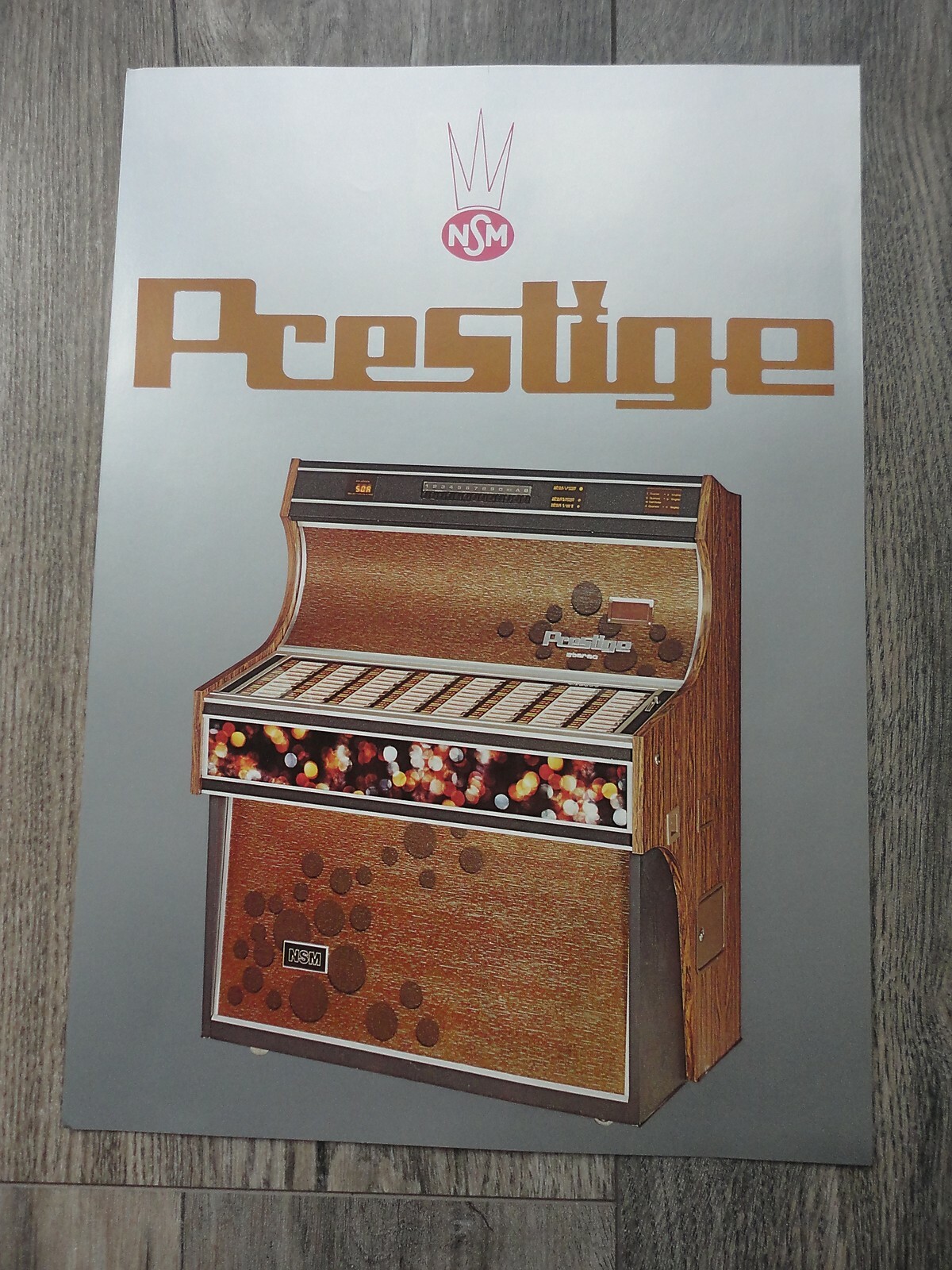 Prestige 160 D NSM Jukebox  Flyer Original Brochure