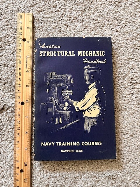 Navy Training Courses Aviation Structural Mechanic Handbook 1953 Korean War