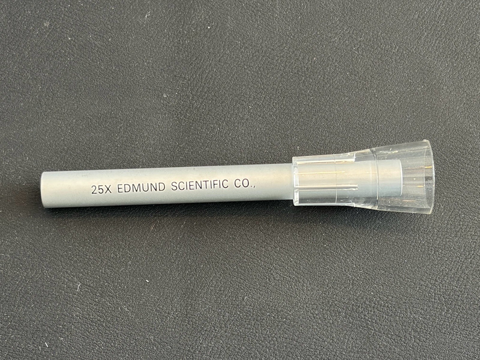 Vintage Edmund Scientific 25X Magnifier Viewing Tube Eyepiece w/ Cap