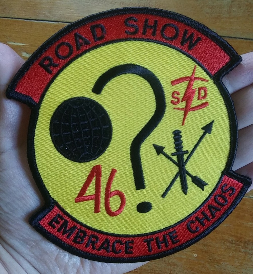 USAF ~ 1st SOS  ~ GOOSE 46 ~ EMBRACE THE CHAOS ~ Air Force Patch ~ Special Ops