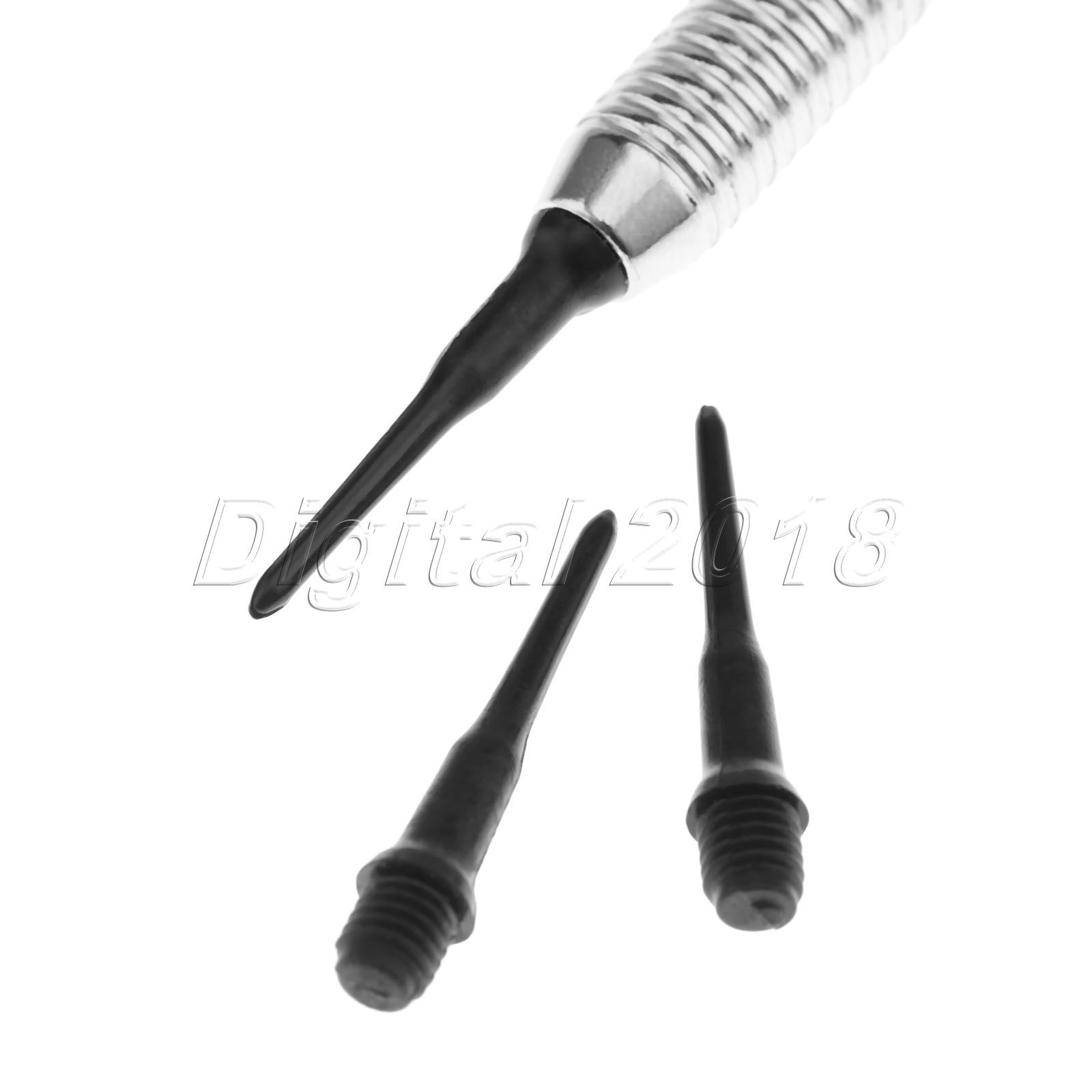Soft Tip Replacememt Nylon Point Soft Tip Darts Black 100 Pcs Hunting Tool Set