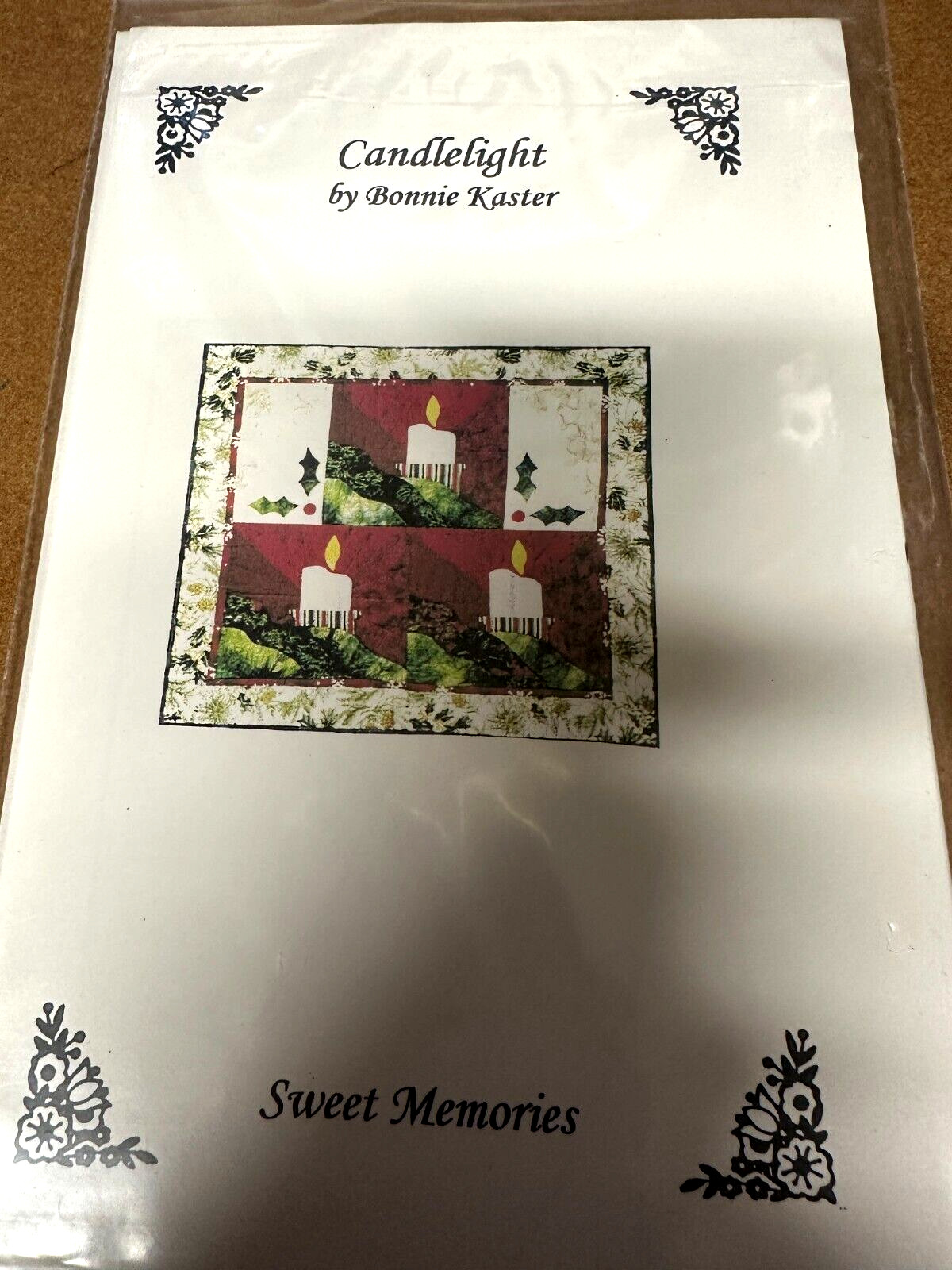 Candlelight table topper / runner sewing quilt Pattern