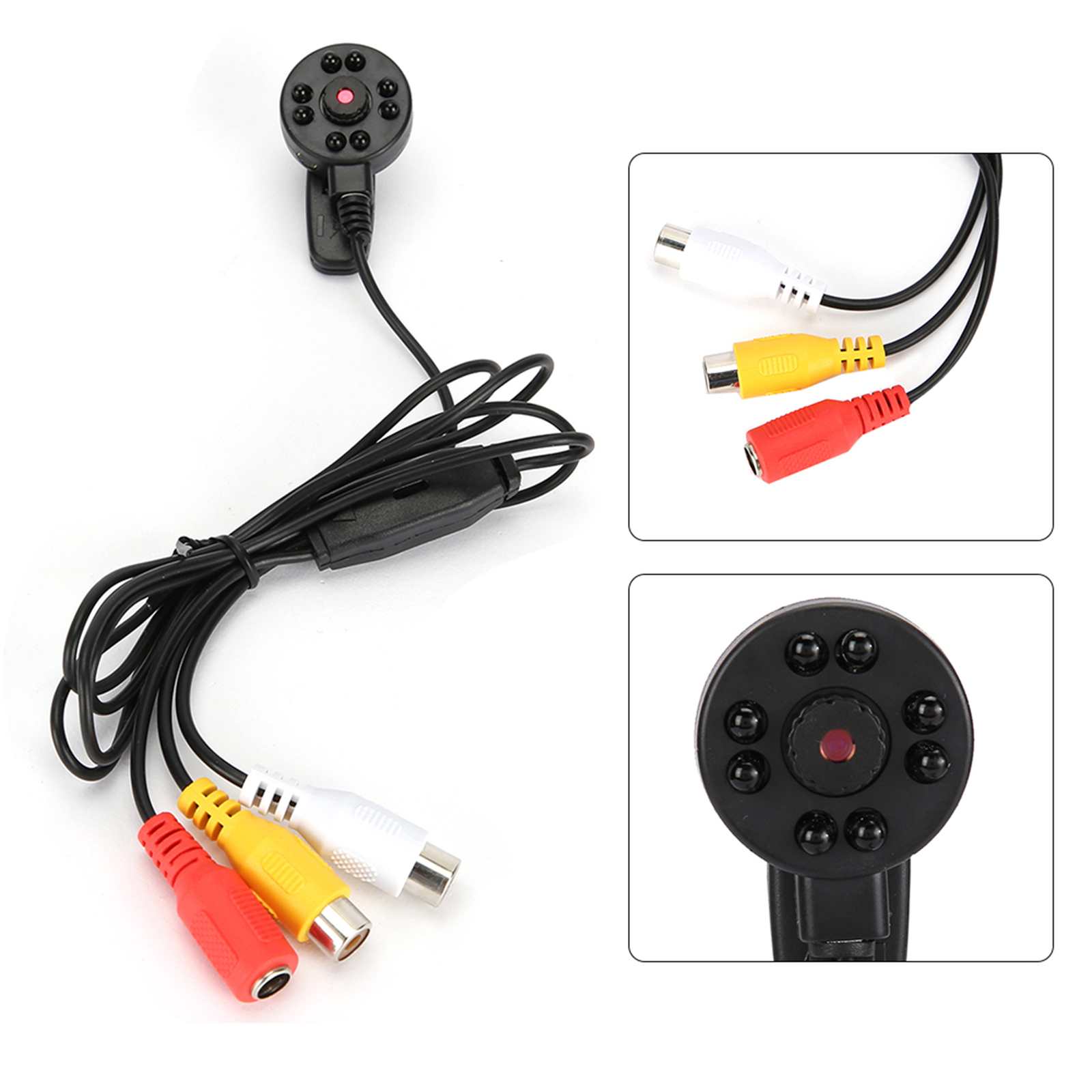 Security IR 8 Light Mini CCTV HD Camera Audio And Video Surveillance Part