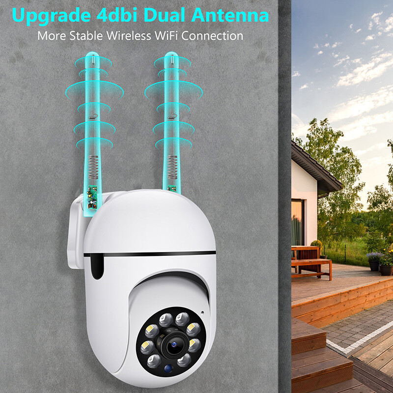4-Pack Wireless 5G WiFi Security Camera System Smart Outdoor Night Vision 1080P