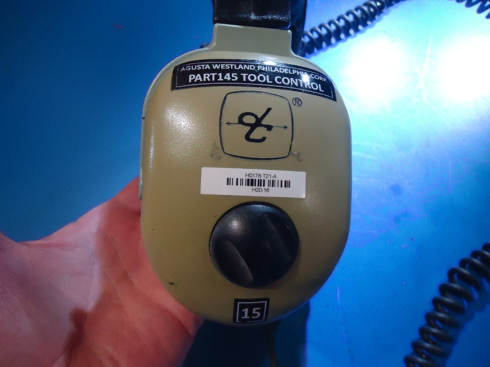 David Clark Model H20-16 Pilot Headset Used