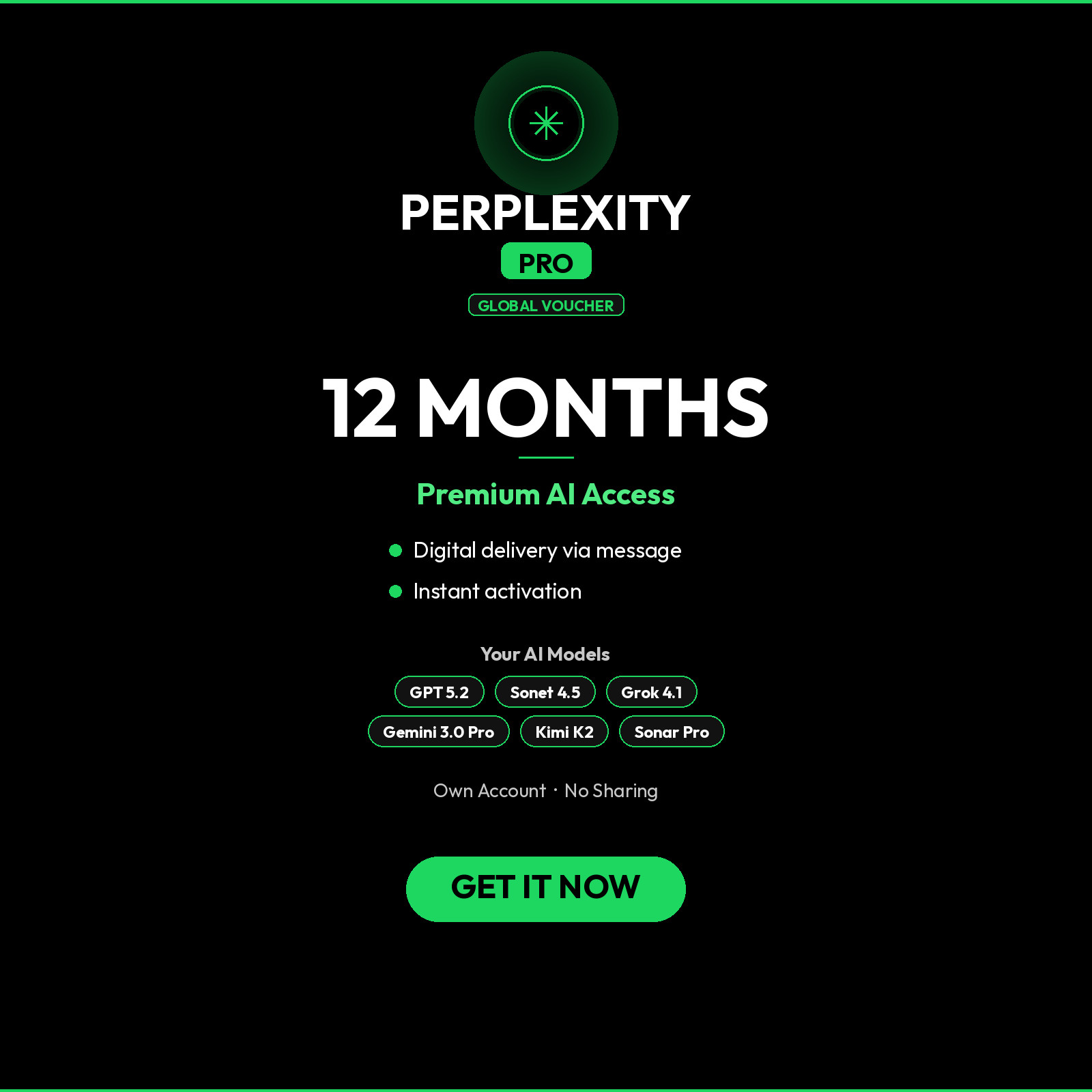 Perplexity Pro AI 1 Year Subscription (GLOBAL) GPT 5 Claude Immediate Activation