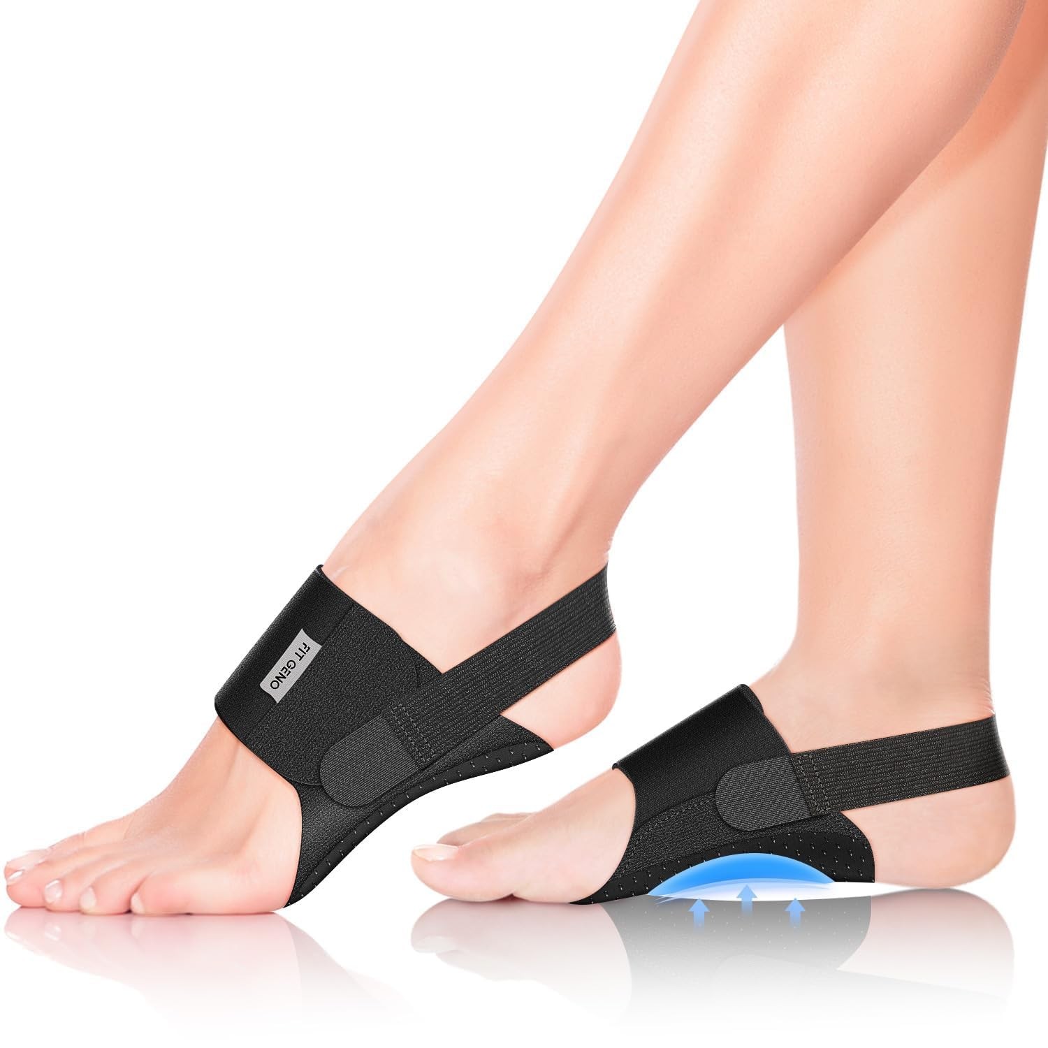 Arch Support Brace for Plantar Fasciitis, Heel & Foot Pain Relief – Adjustabl...
