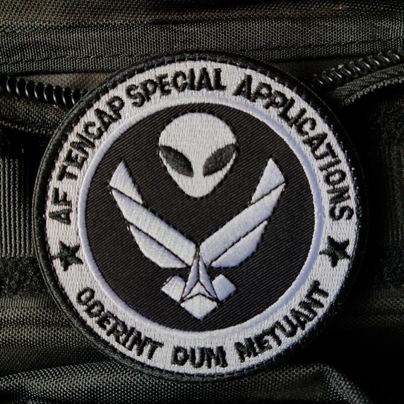 Air Force Area 51 Black Ops Tencap Special Reconnaissance ODERINT DUM Hook Patch