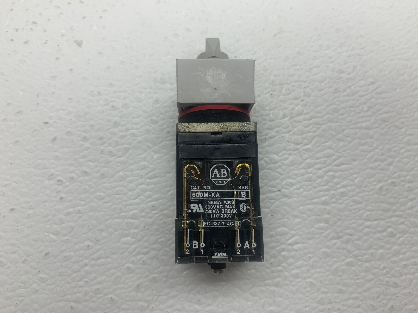 NEW ALLEN-BRADLEY 800MS-NG2QB 4-POSITION SQUARE SELECTOR SWITCH 2NO 2NC CONTACTS