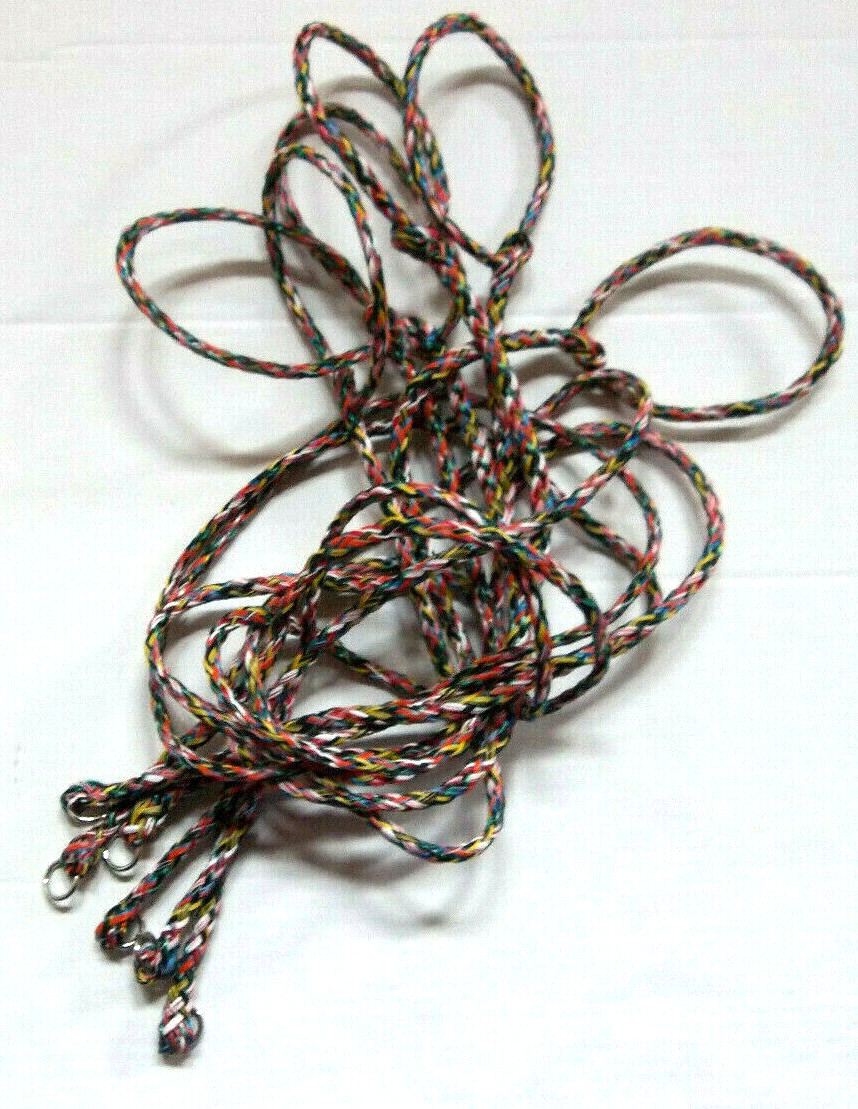 Nylon Braided Slip Lead Southwestern Qty 6