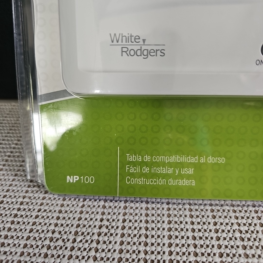 White Rodgers NP100 Non-Programmable Thermostat Heating & Cooling Sealed