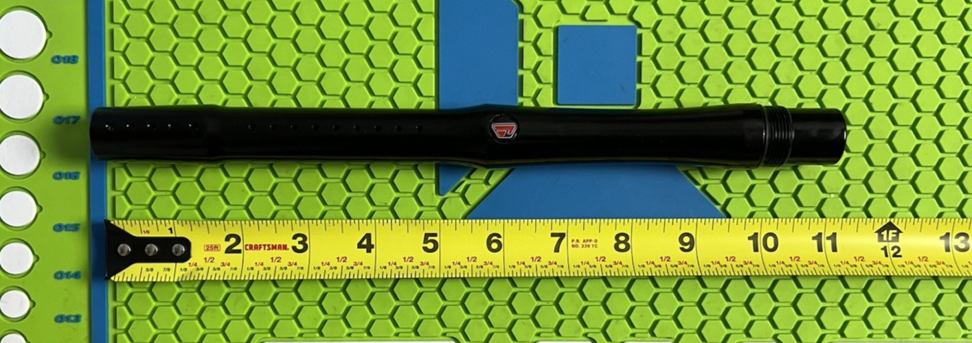 DYE / PROTO 11" 1- ONE-PIECE BARREL - BLACK - AUTOCOCKER THREADED