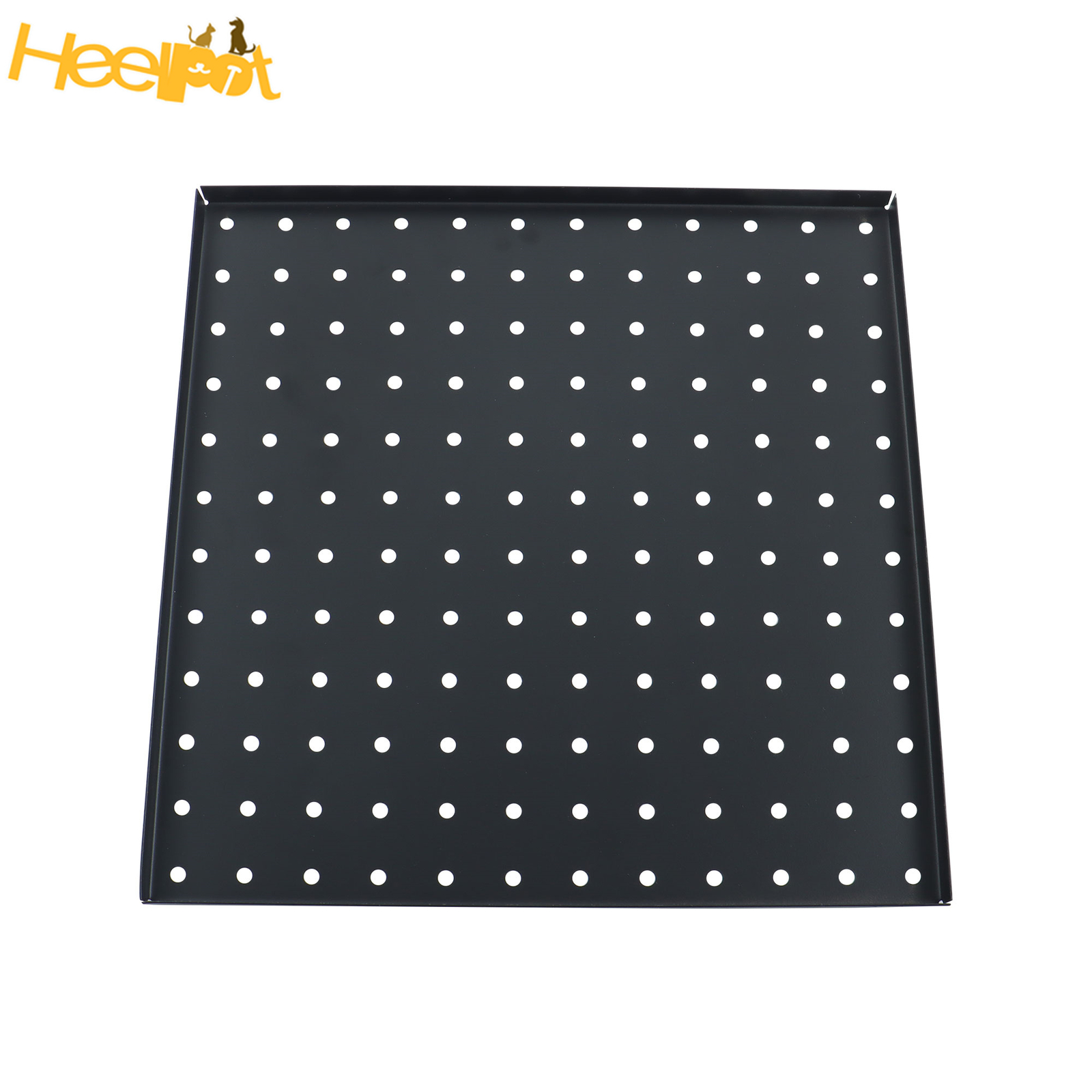 4 Pcs 12"×12" Square Metal Pegboard Panel Wall Organizer Panel Storage Hanger