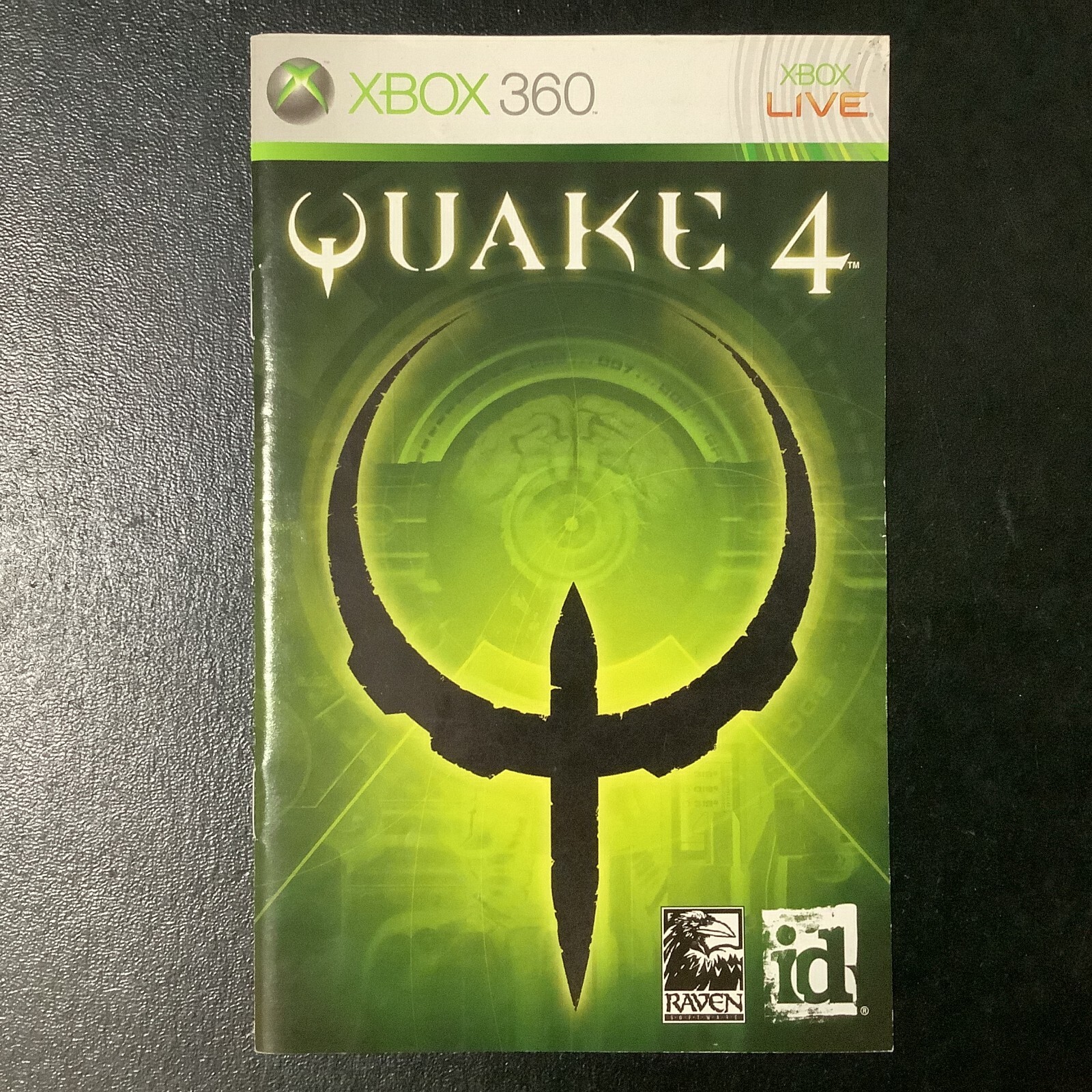 Quake 4 Microsoft Xbox 360 Instruction Manual Only