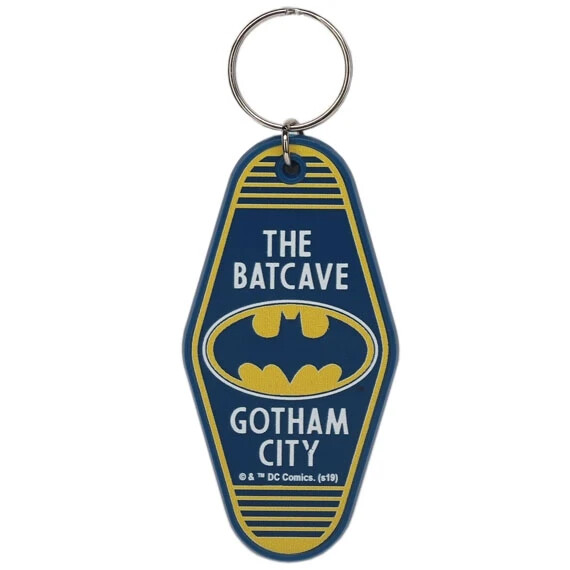 Warner Bros DC Comics Batman Batcave Gotham City Hotel Room Keychain New