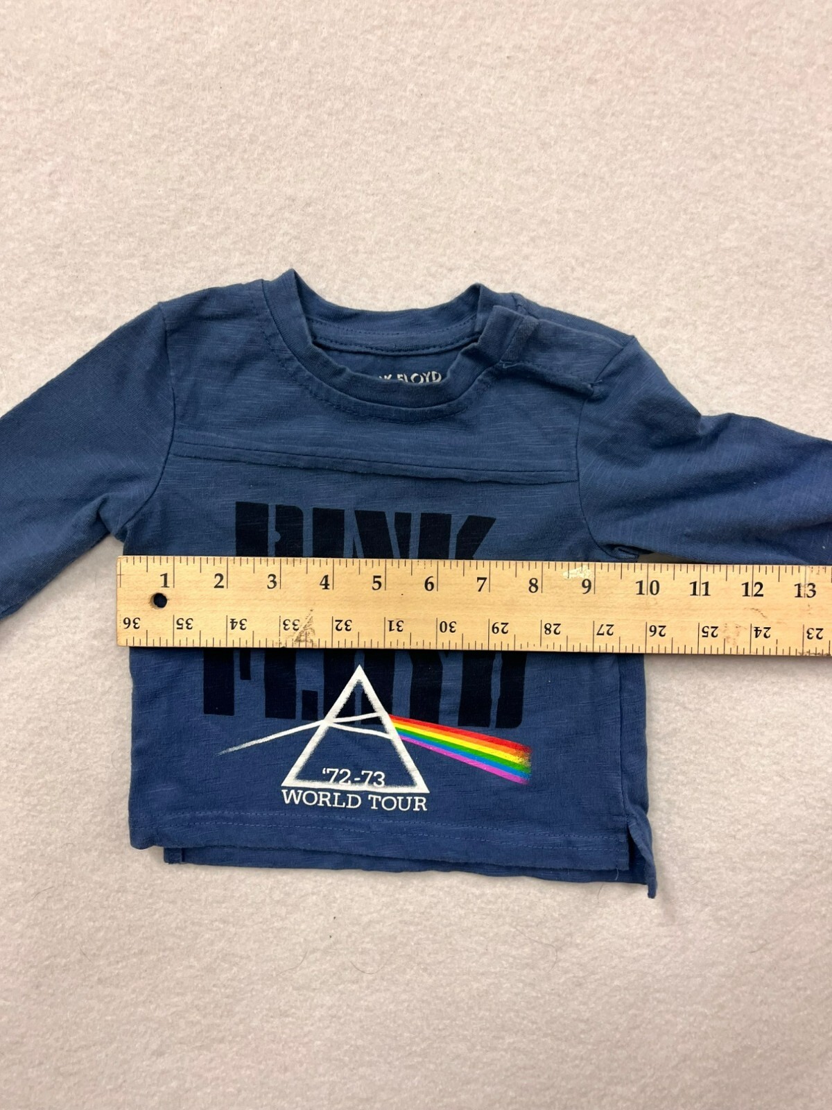 Pink Floyd Baby Boy World Tour Long Sleeve T-Shirt 6-9M #6300