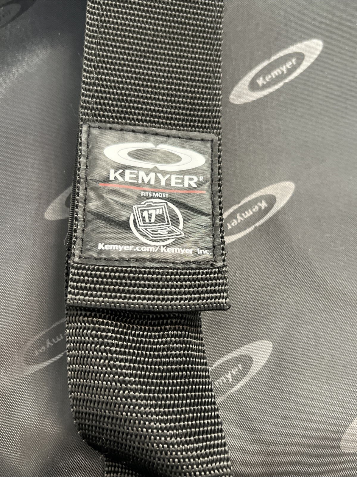 Kemyer Black Briefcase Carry On Handle Padded Strap Compartments Large