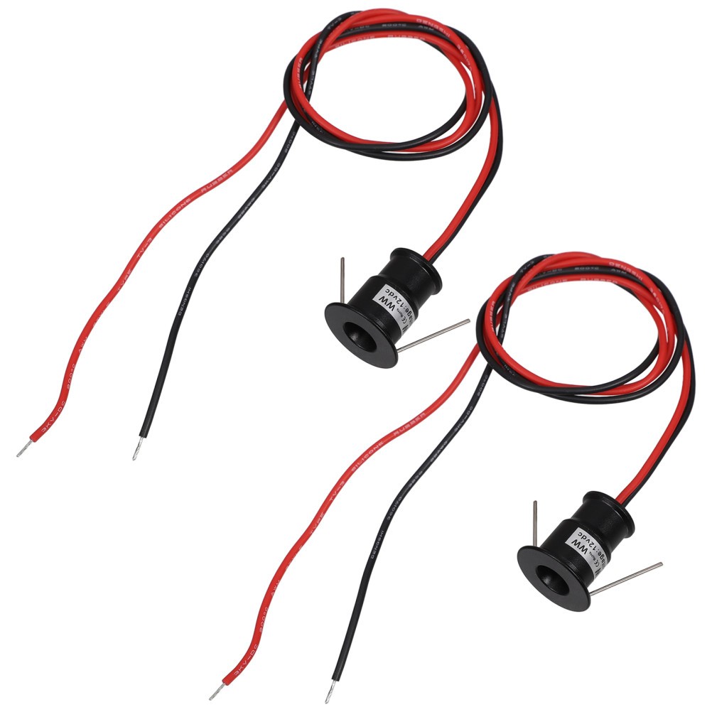 2Pcs Mini LED Cabinet Lights for Closets and Display Cases Indoor Use