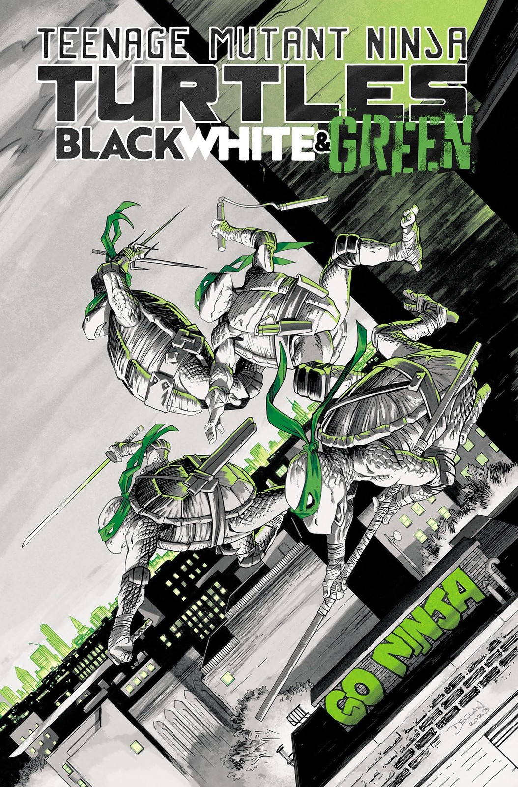 Teenage Mutant Ninja Turtles: Black, White, and Green, Shalvey, Declan,Ganucheau