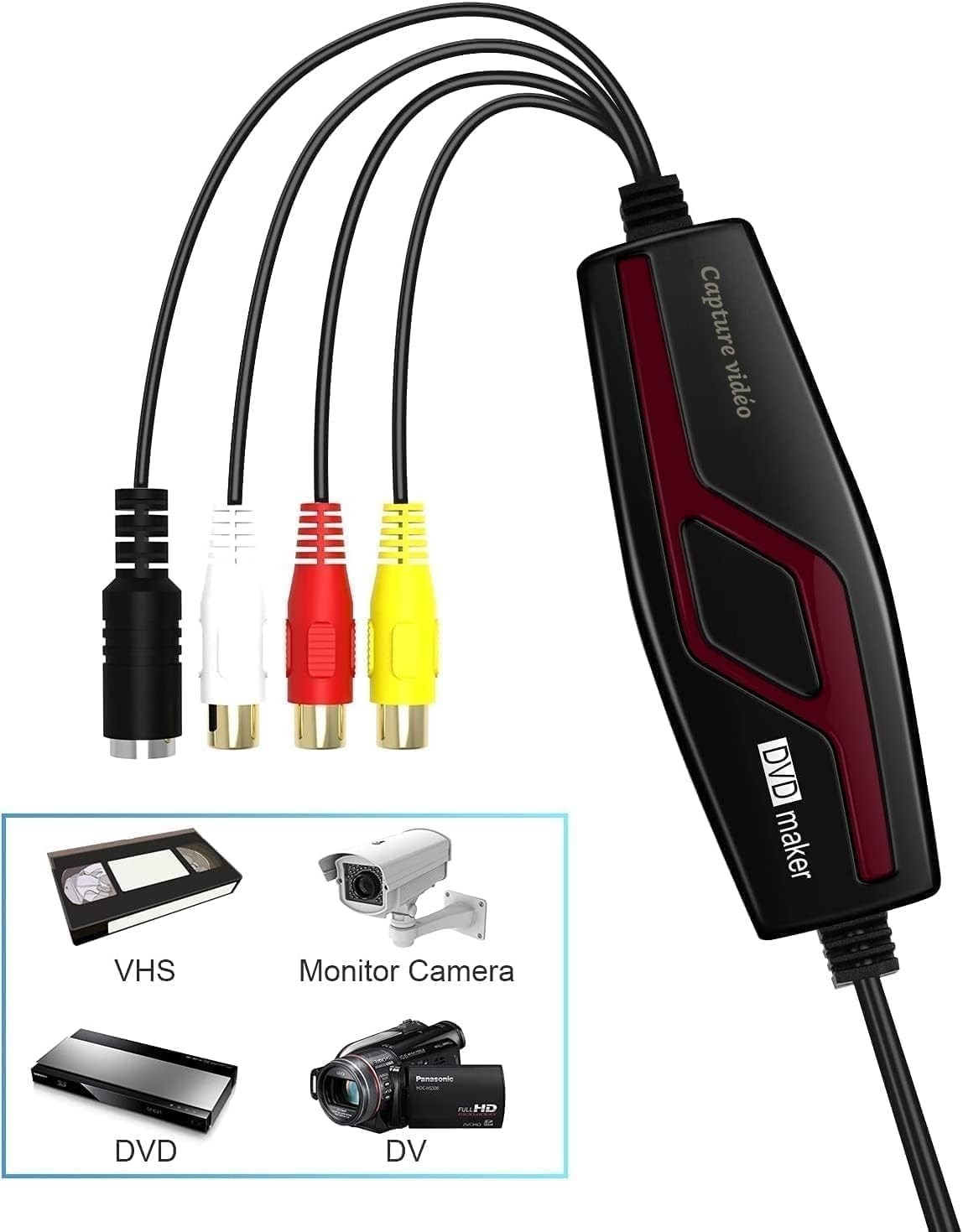 Universal VHS to Digital Converter for Mac & Windows - Effortless Video Transfer