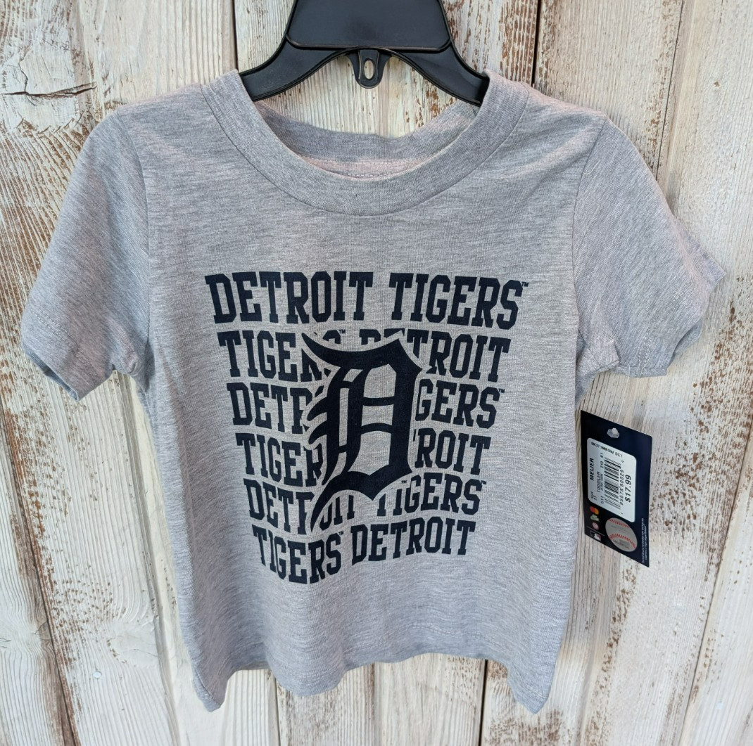 New!  Detroit Tigers Baseball toddler shirt 2t & 3t Available Free Shipping!