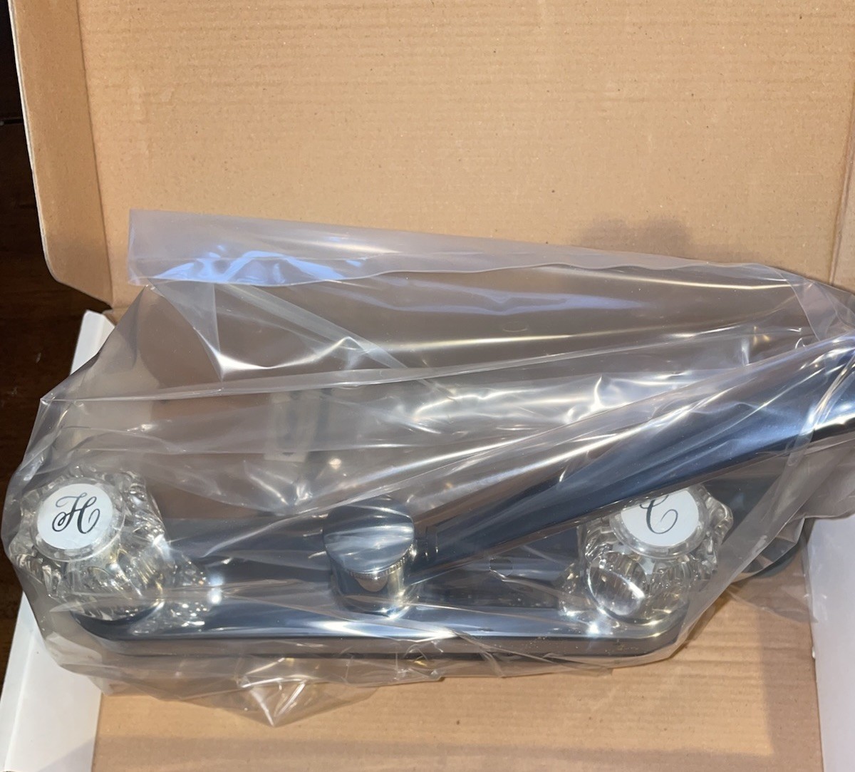 New PROFLO Water Saving Double Handle Kitchen Faucet PFXC3022LSCP NIB