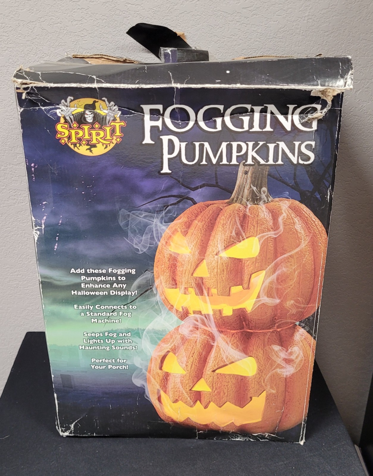 Spirit Halloween Fogging Pumpkins Animated  with Lights Halloween Prop (2016)