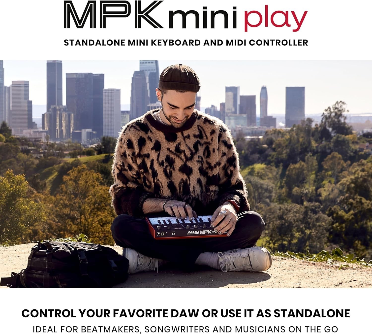 Compact 25-Key USB Keyboard Controller with MPC Pads
