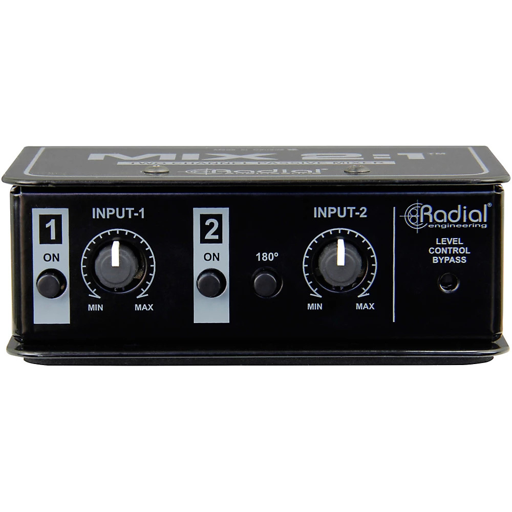 Radial Engineering MIX 2:1 Two Channel Audio Combiner & Mixer