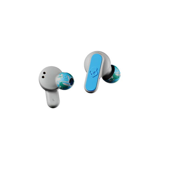 Skullcandy Dime XT 2 True Wireless Earbuds - Waterproof (Grey/Blue, open box)