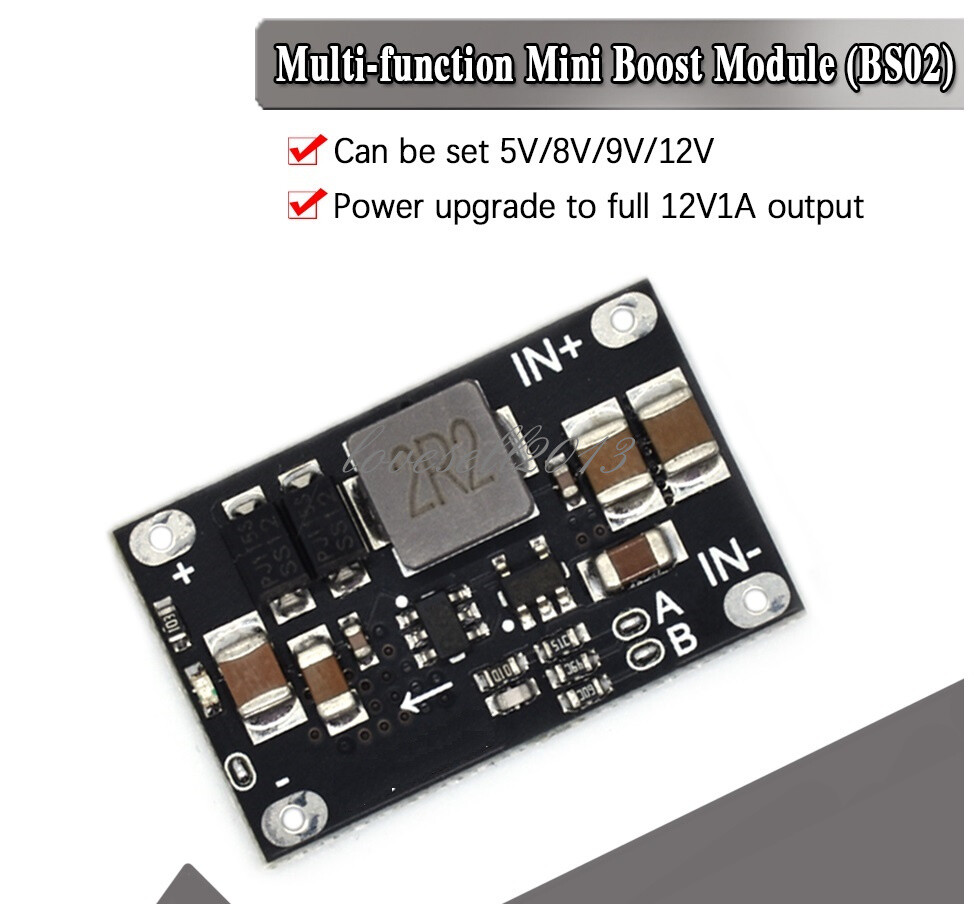 NEW Real 10W DC-DC Multi-function Mini boost module 3V-5.5V to 5V 8V 9V 12V