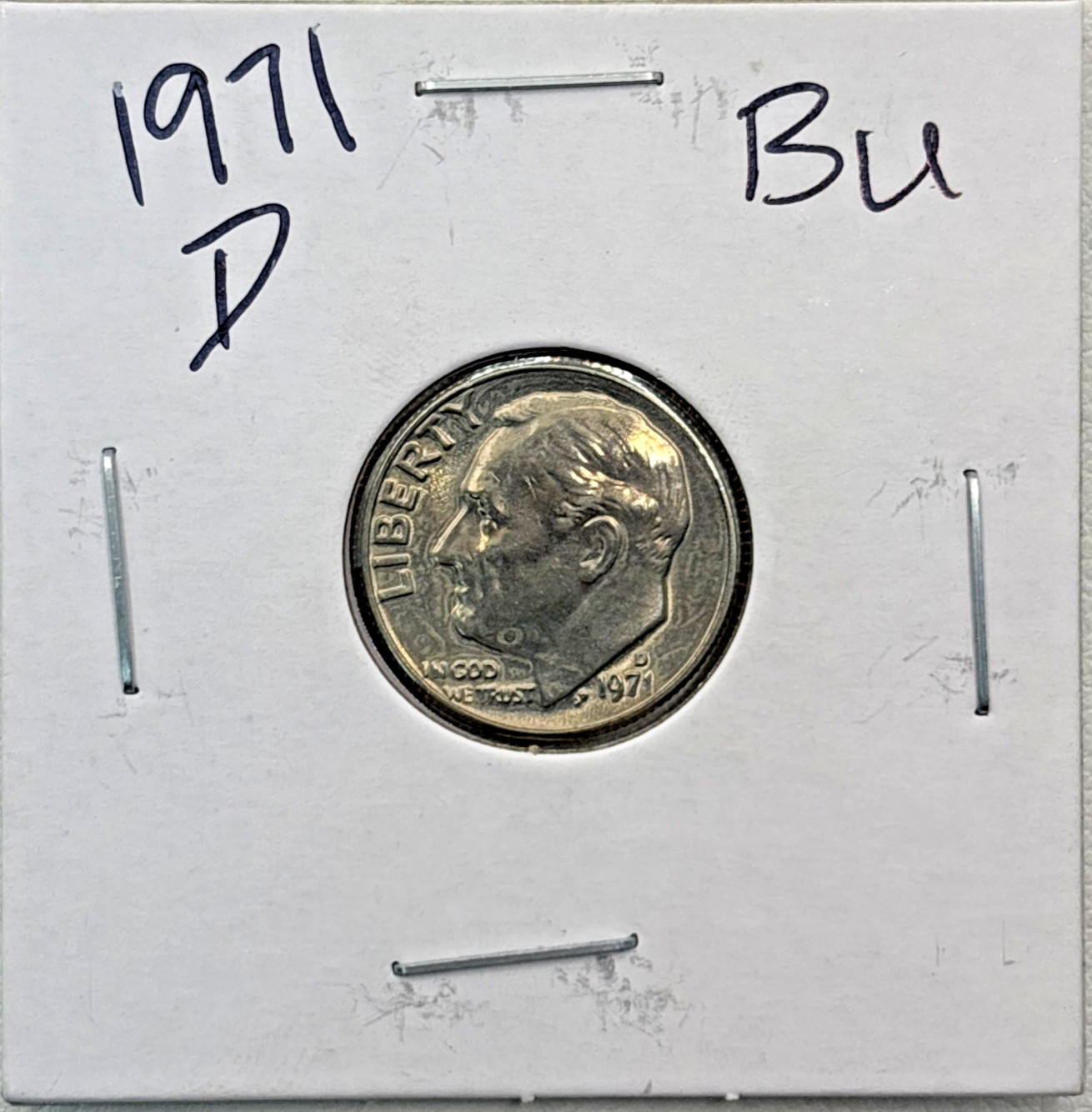 1971-D Roosevelt Dime BU (Brilliant Uncirculated) Denver Mint