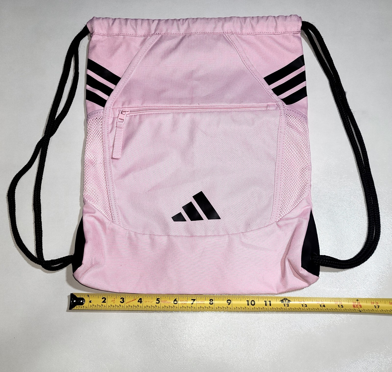 Adidas Stadium Sackpack Women's Light Pink&Black Drawstring Gym Bag