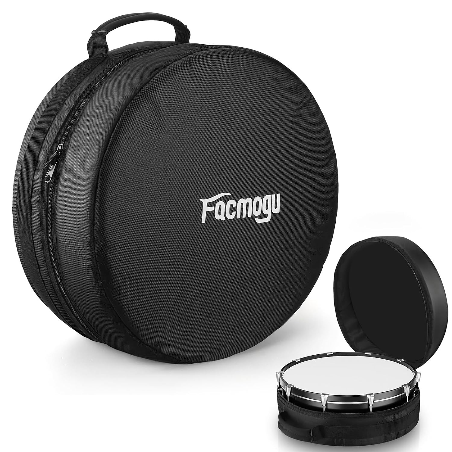 Heavy Duty 14"x5.5"/14"x6.5" Snare Drum Case Thick Foam Padded Drum Bag