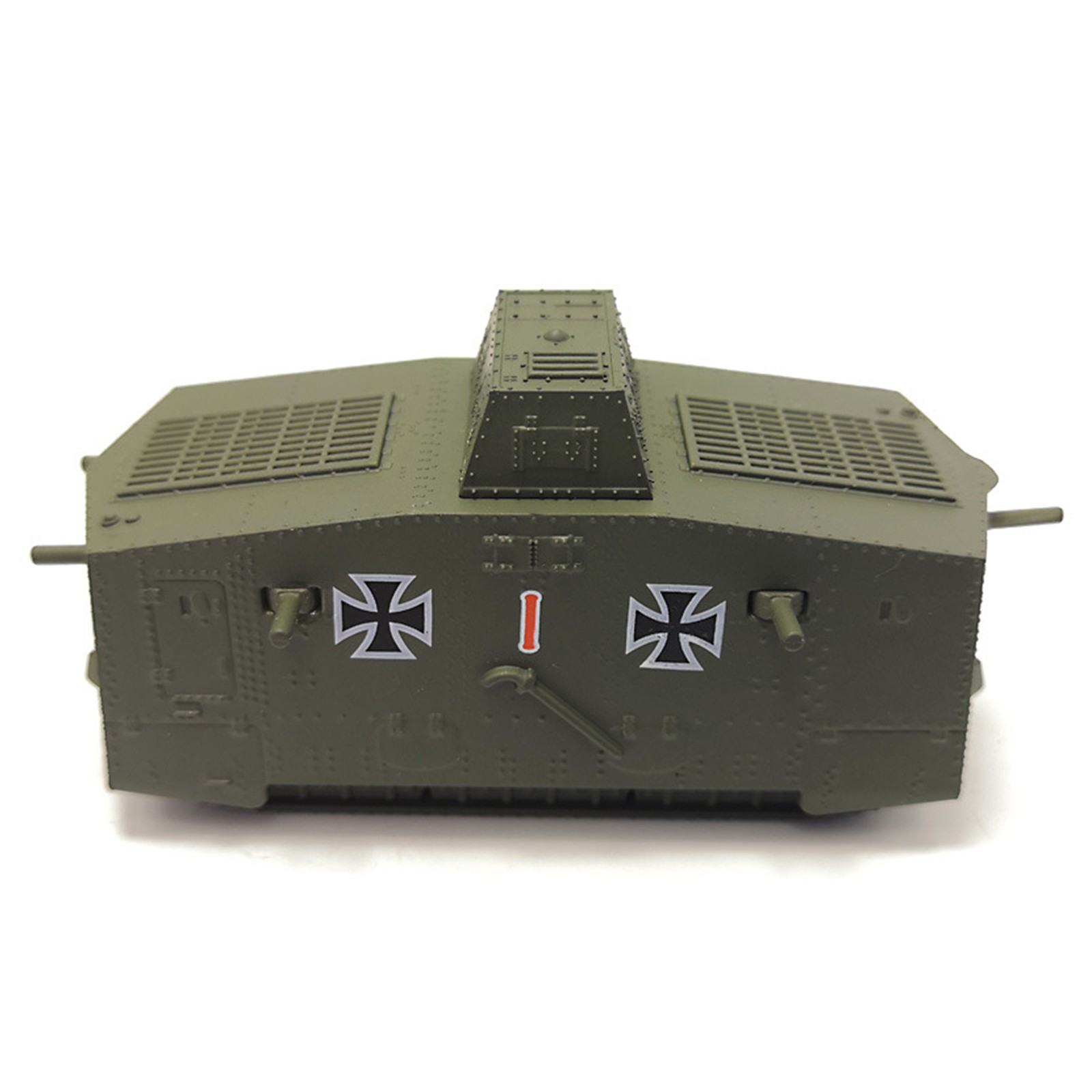 1917- German WWI A7V Tank 1:100 Scale Military Vehicles Alloy Tank Model Gifts